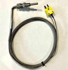 EGT Thermocouple K type, 90 deg, w/yellow connector, 9 ft (2.8M), Teflon sealed picture