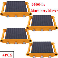 4PCS Industrial Machinery Mover 15T 33000lb Heavy Machine Dolly Equipment Roller picture
