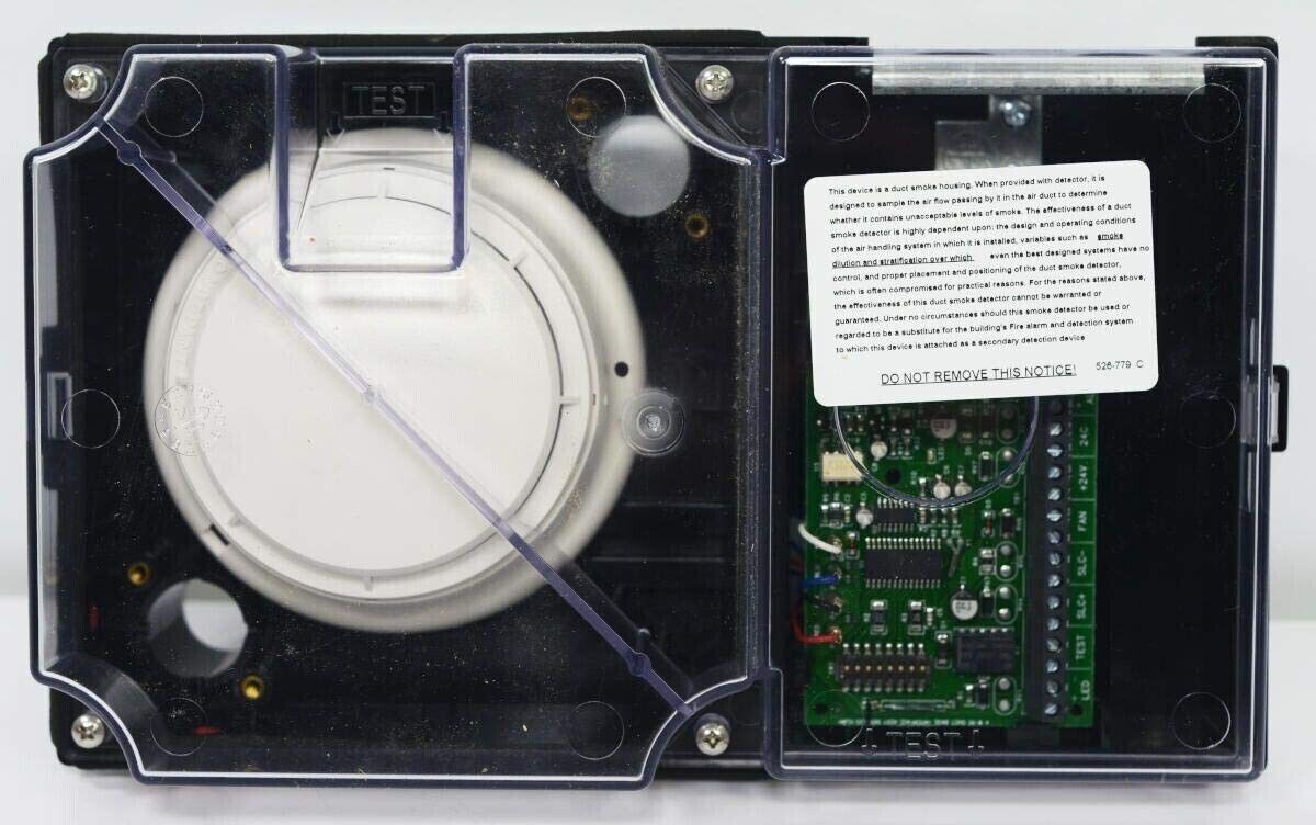 SIMPLEX 4098-9756 - Air Duct 4 Wire Sensor Housing Smoke Detector Fire Alarm NEW