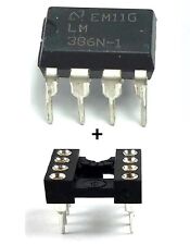 30PCS National Semiconductor LM386N-1/NOPB LM386N-1 LM386 + Sockets Audio Amp IC picture