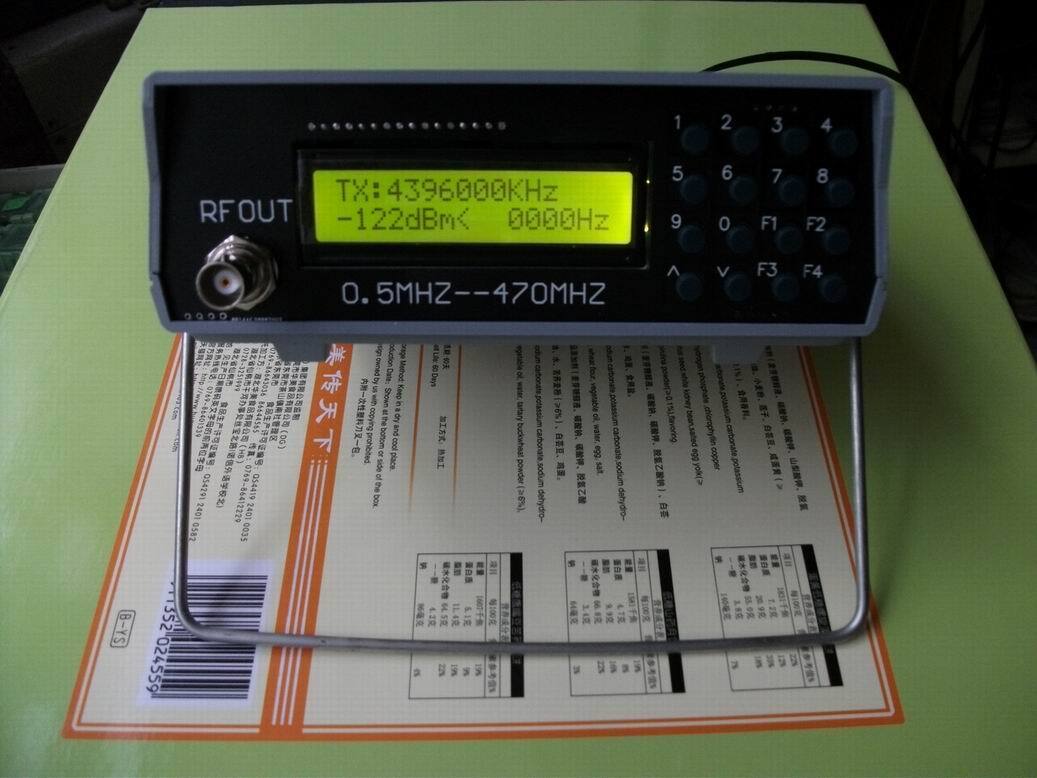 0.5Mhz-470Mhz RF Signal Generator Meter Tester for FM Radio Walkie Talkie Debug