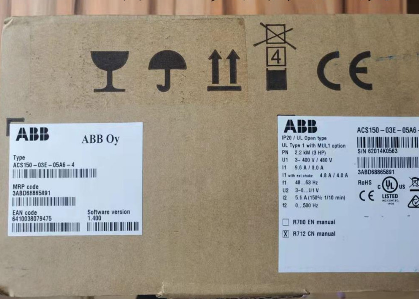 NEW ABB ACS150-03E-05A6-4 2.2KW Inverter 