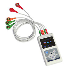 TLC9803 CONTEC 3-Lead ECG Holter 24 hour Monitor Recorder PC Software Analyzer picture