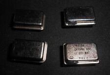 Crystal Oscillator Vintage gold leads  4 pieces picture