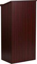 Flash Furniture Mysta Stand-Up Lectern in Mahogany picture
