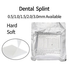 5Packs Dental Vacuum Forming Sheet Square Dental Splint Retainer Slice Hard/Soft picture