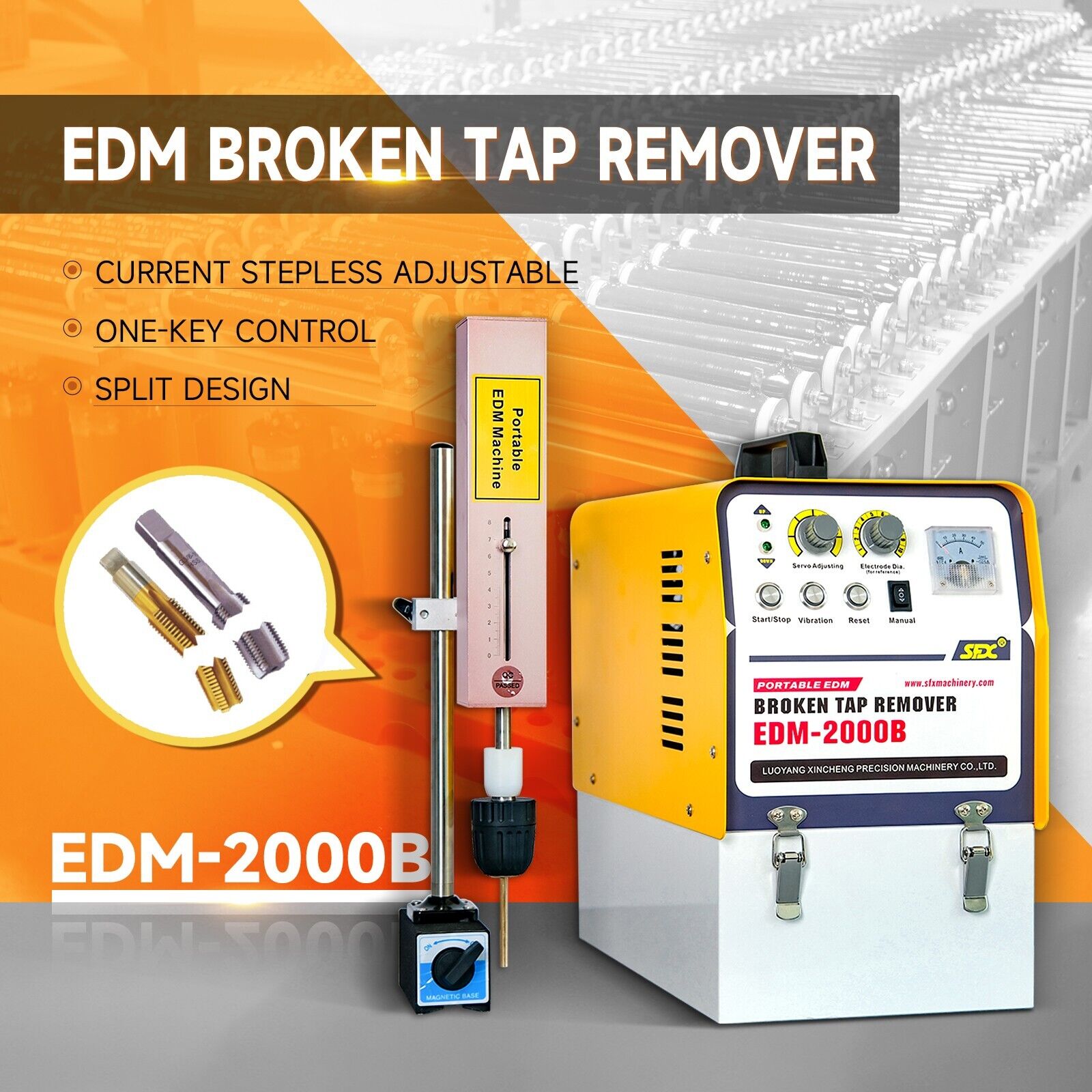 US Stock 2000W Portable EDM Broken Tap Remover 110V Tap Buster Tap Disintegrator