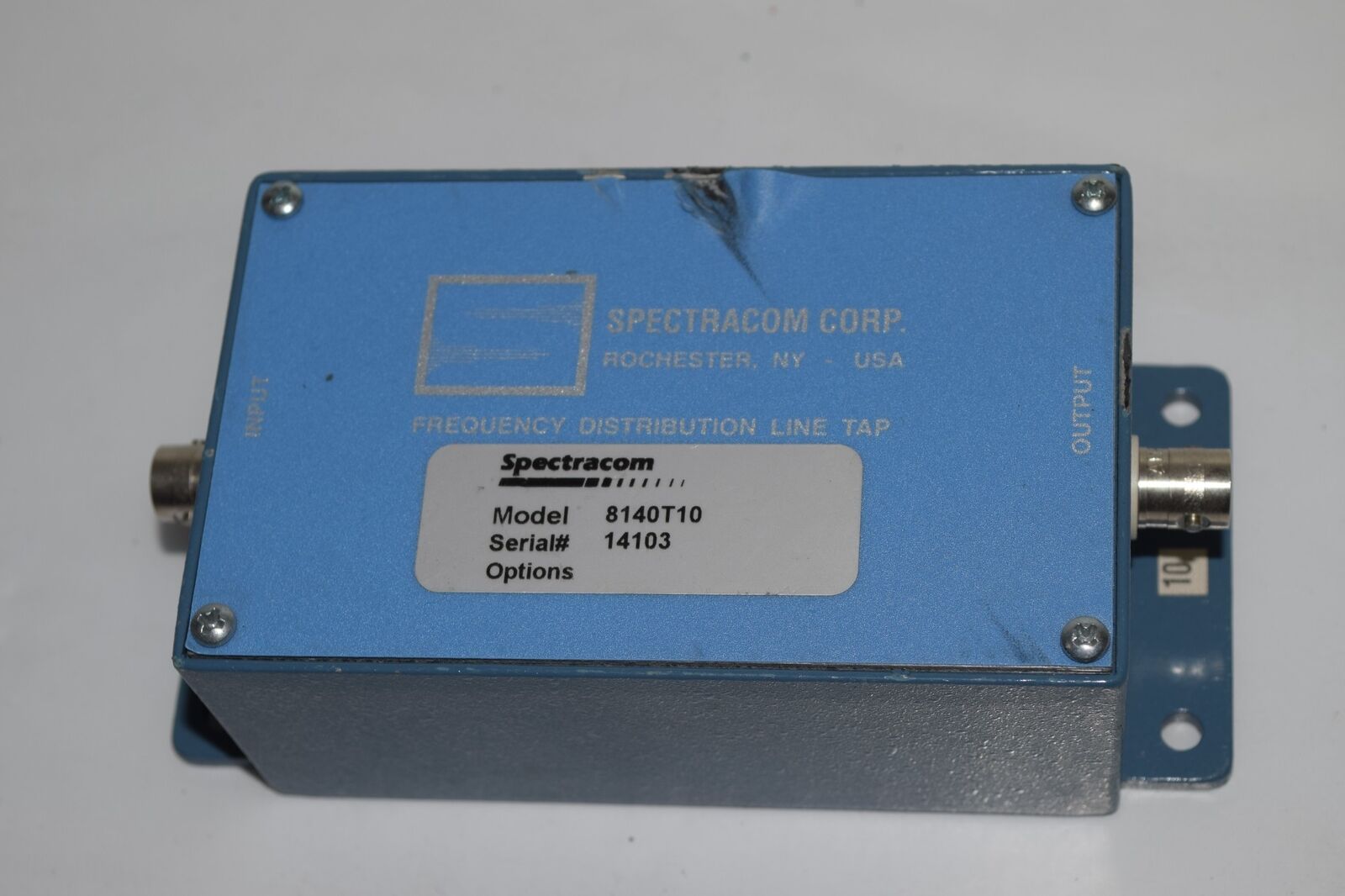 *TC* SPECTRACOM CORP MODEL 8140T10 INPUT OUTPUT BOX (SJJ25)