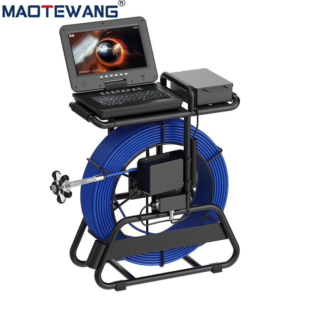 80m Sewer Pipe Inspection Camera 512hz Self-leveling Pipe Camera 10\