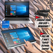 HP EliteBook x360 Touch 2-in-1 Intel Core i7 3.50GHz Win10 Pro 16GB RAM 2TB SSD picture