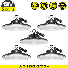 5X 150W LED UFO High Bay Light Fixture Dimmable Commercial Warehouse Shop Light picture