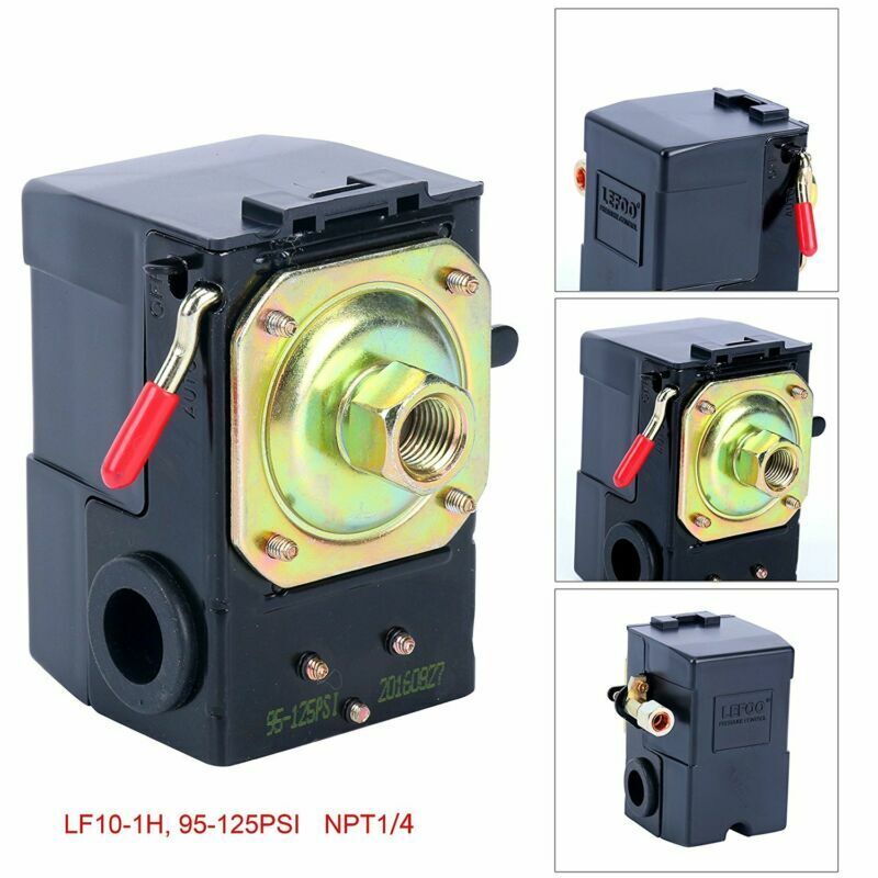 Single Port Air Compressor Pressure Switch Control 95-125 PSI Female NPT 1/4\