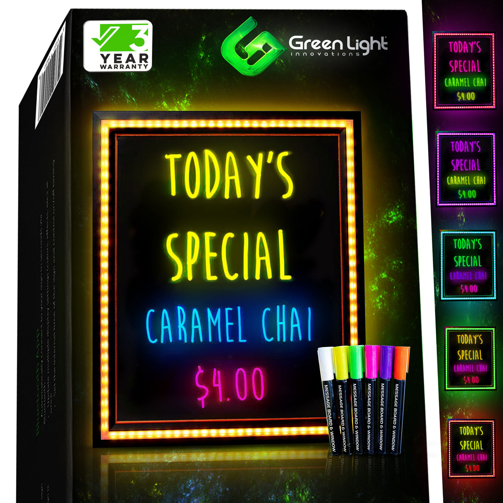 LED Message Board with Markers – Instant Impact for Your Daily Specials and Noti