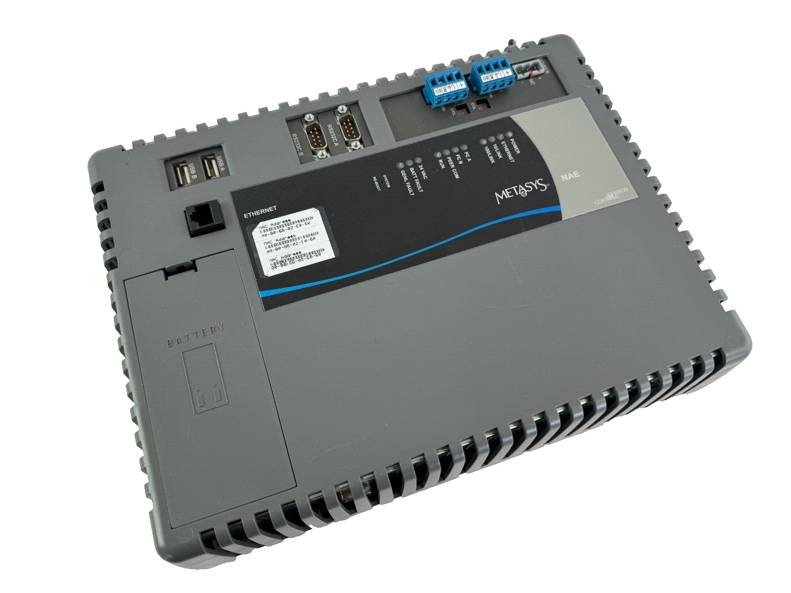 Johnson Controls NAE Metasys MS-NAE5510-1 Ver 2.1.20 w/ Battery