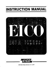 147 Signal Tracer Instruction Manual Fits EICO Model 147A picture
