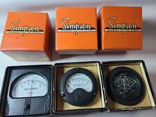 3 Vintage Panel Meter, Simpson, Westinghouse, General Electric  Untested picture
