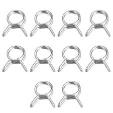 Double Wire Spring Hose Clamp, 10pcs 304 Stainless Steel 7mm Spring Clips picture