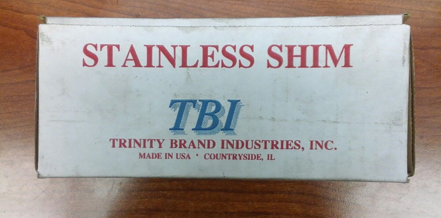 TBI STAINLESS SHIM (50 IN, SN-1, .001 THICK) (NEW)