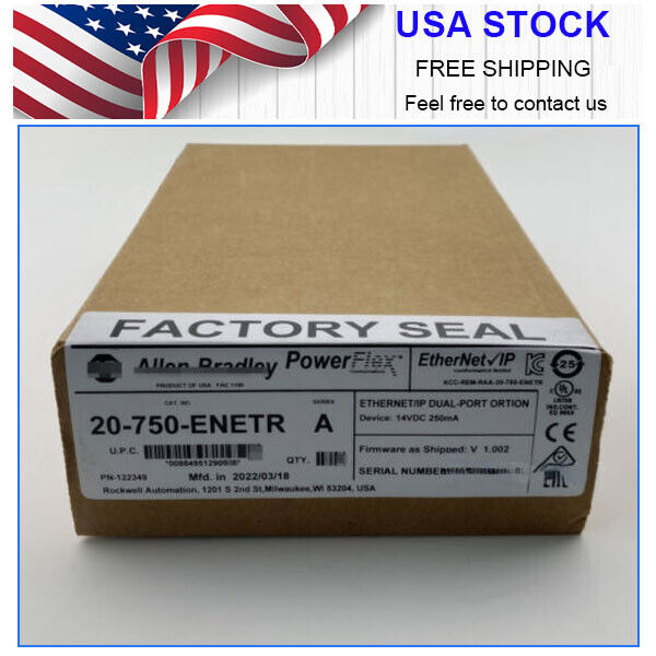 1PCS NEW IN BOX Allen Bradley 20-750-ENETR FACTORY SEALED  SERIES A