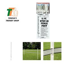 Step-In Fence Post, 4', 50 White Posts, White picture