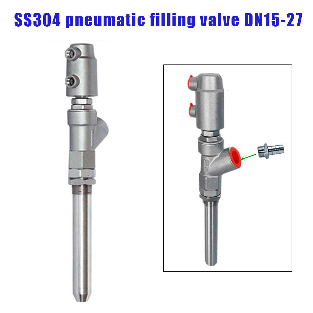 ss304 anti-drip pneumatic filling valve DN15-27 Beverage Mineral Water Filling