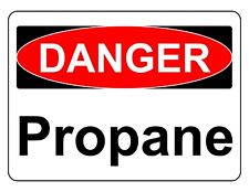 DANGER PROPANE OSHA DECAL SAFETY SIGN STICKER 3M USA MADE  picture