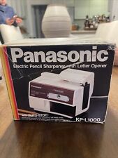 Vintage Panasonic Electric Pencil Sharpener and Letter Opener, KP-L1000 New  picture