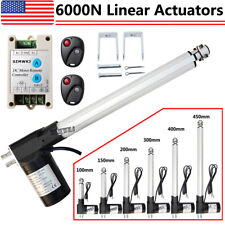 DC 12V Linear Actuator 1320lbs W/ Remote Controller Electric Motor 6000N Lift IG picture