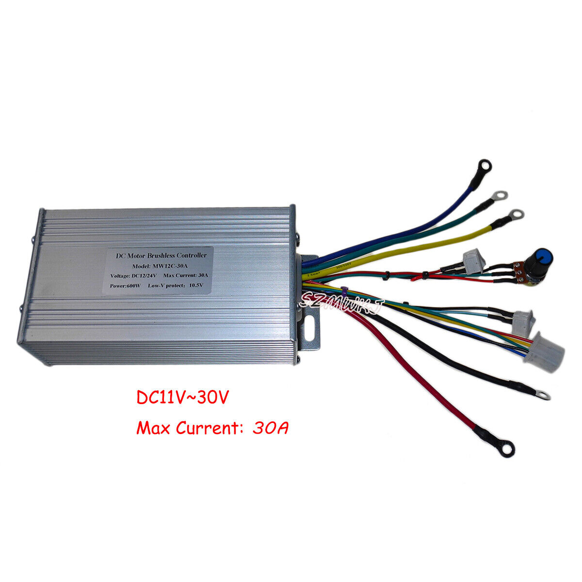 DC 12V-24V Brushless Motor Controller High Power 30A Hall Hydraulic Pump Driver