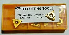 10 PIECES, TPI, 16NR A60 T5S CARBIDE INSERTS,      H707 picture