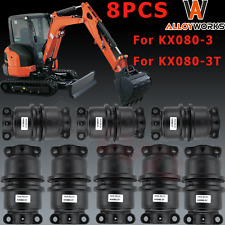 8PCS Bottom Roller Undercarriage Fits Kubota Model KX080-3 KX080-3T Excavator picture