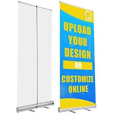 A Heavy-Duty Retractable Roll Up Banner Stand 33