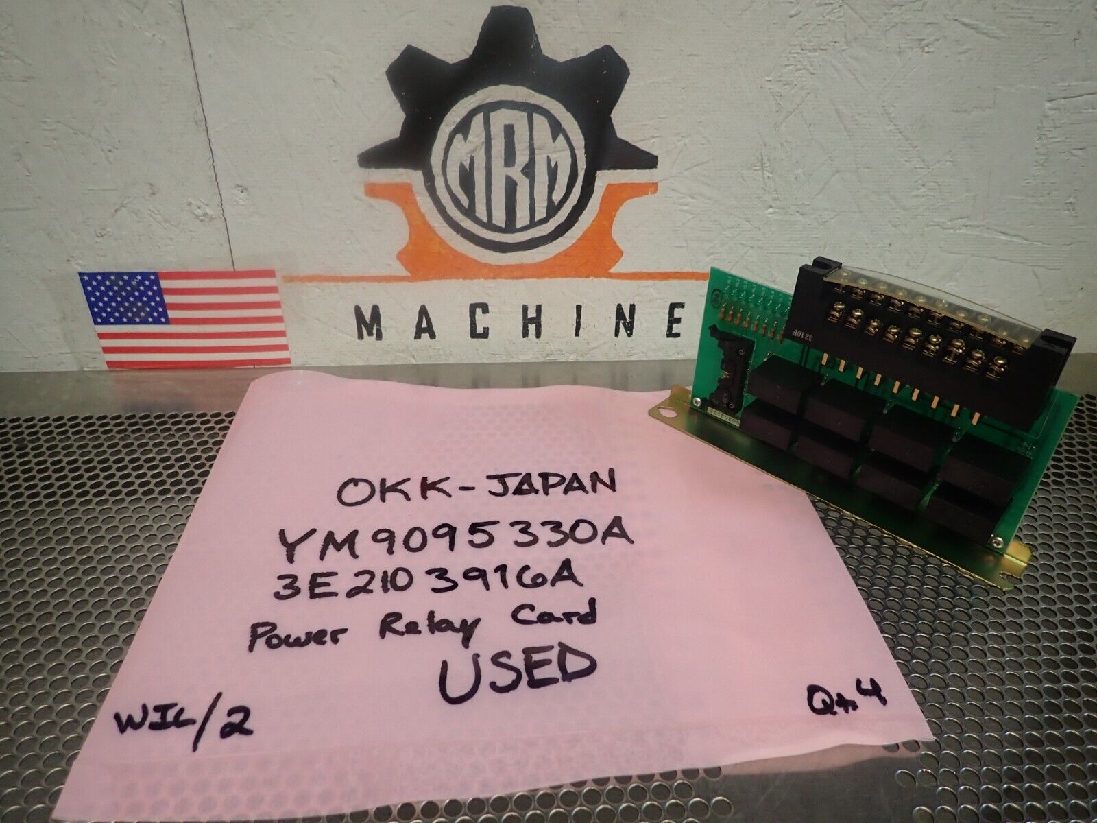OKK YM9095330A 3E2103916A Power Relay Card Used With Warranty See All Pictures