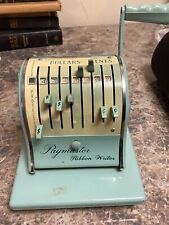 Vintage PAYMASTER Series 8000 Ribbon Writer Mint Color Works. Key Included picture