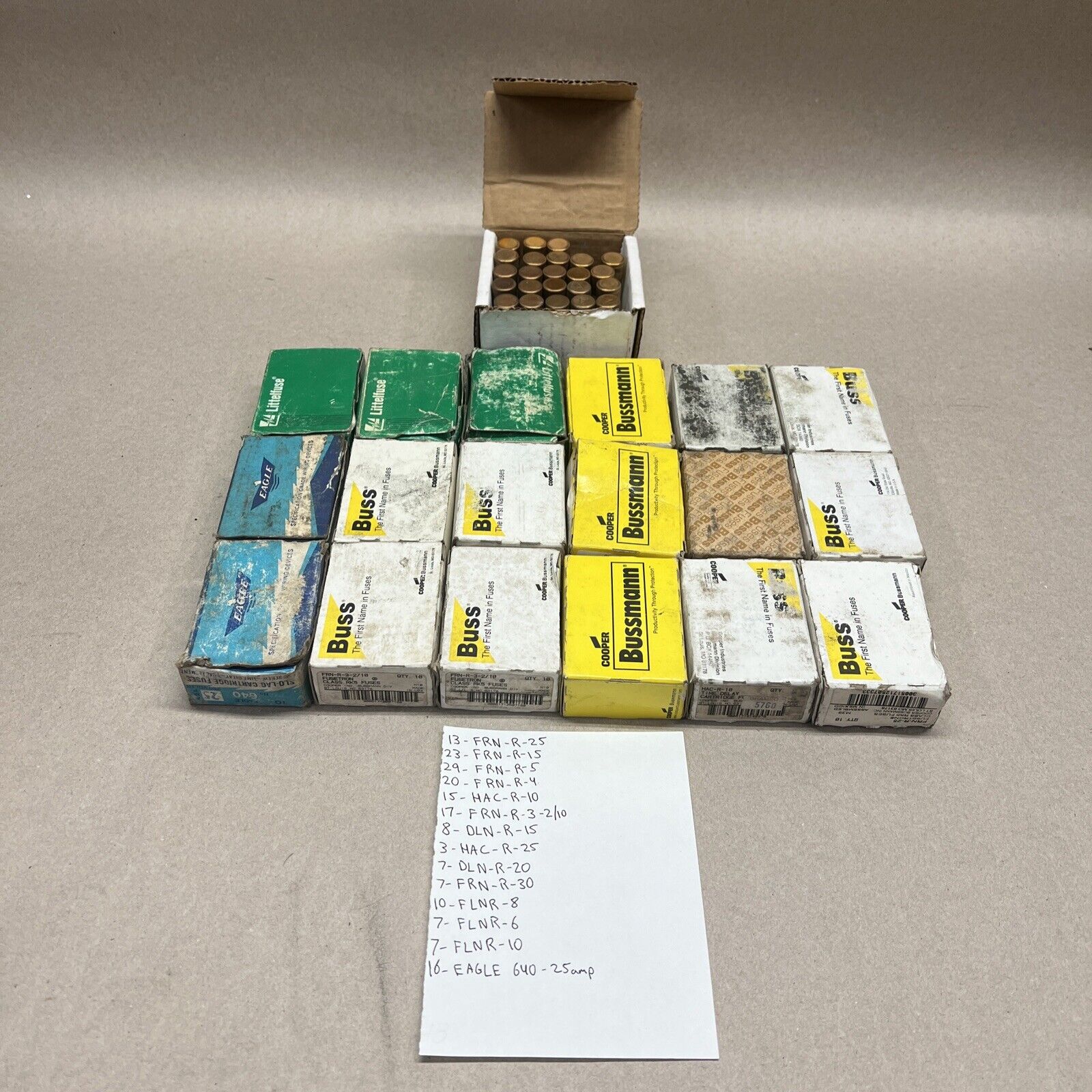 Cooper Bussmann, Littelfuse, Buss, Eagle - Large Mixed Lot of Fuses