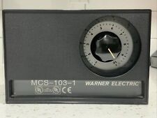 WARNER ELECTRIC MCS-103-1 CLUTCH BRAKE CONTROLLER - Used, Good Condition picture