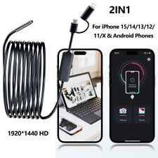 USB-C Direct Plug To iPhone 15 Android iOS Borescope Endoscope Inspection Camera picture