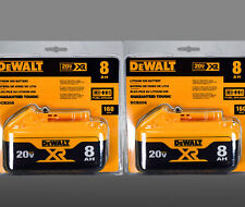 2pcs DeWalt DCB208 20V MAX XR 8.0 AH Compact Lithium Ion Power Tool Battery picture