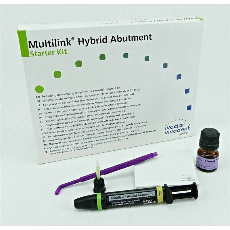 New Dental Ivoclar Vivadent Multilink Hybrid Abutment Starter kit