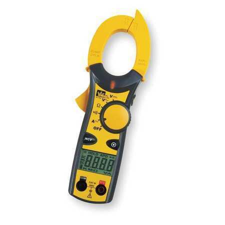 Ideal 61-744 Clamp Meter, Lcd, 600 A, 1.5 In (38 Mm) Jaw Capacity, Cat Iii 600V