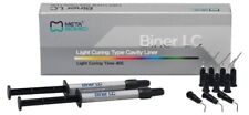 5 x Dental BINER LC Light Curing Type Cavity Liner 2 x 2gm Syringe Pack by META picture