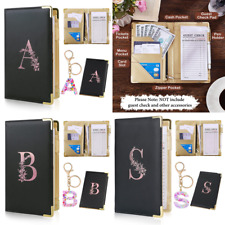 Server Books Alphabet Waitress Book Cute Waiter Book Zipper Pocket Leather Servi picture