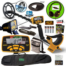 Garrett ACE 300 Metal Detector, Headphones, Bag, Pouch, Digger, Waterproof Coil+ picture