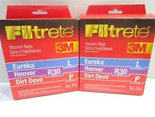 3M Filtrete Eureka/Hoover/Dirt Devil Vacuum Bags (5 bags/3 filters) - Lot of 2 picture