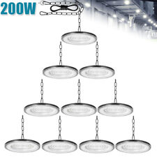 10X 200W UFO LED High Bay Light Warehouse Factory Commercial Sport Courts Lamp picture