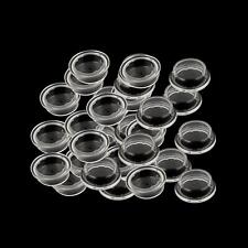 20 Pcs Clear White Silicone Waterproof Rocker Switch Protect Cover Round Caps picture