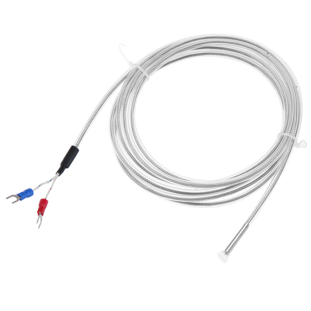 Type K Probe PTFE Thermocouple Temperature Sensor 200 Cm 2 Wires Work 0 ~ 200 ℃