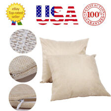 50Pcs Sublimation Blanks Linen Throw Pillowcases Cushion Sofa Cover - 20