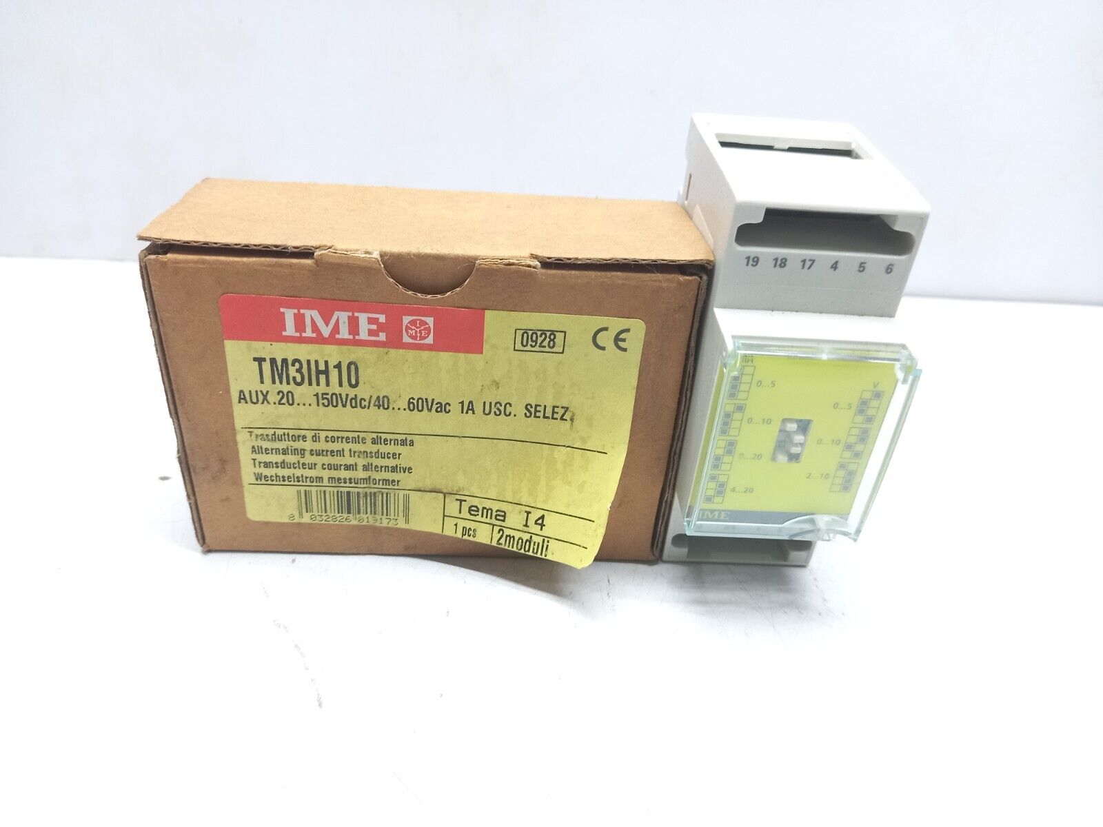 IME TM3IH10 Alternating Current Transducer Aux 20-150VDC/40-60VAC 1A