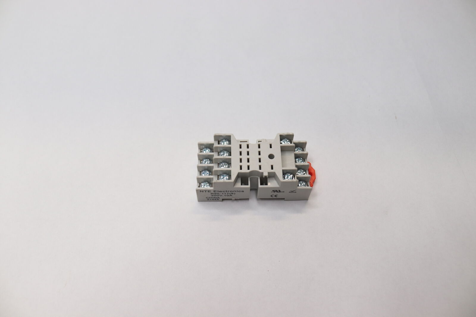 NTE Electronics Socket DIN Rail Screw Terminal R95-117